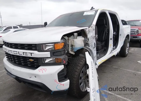2019 Chevrolet Silverado 1500 Custom from USA, damaged, VIN 3GCUYBEF9KG700925